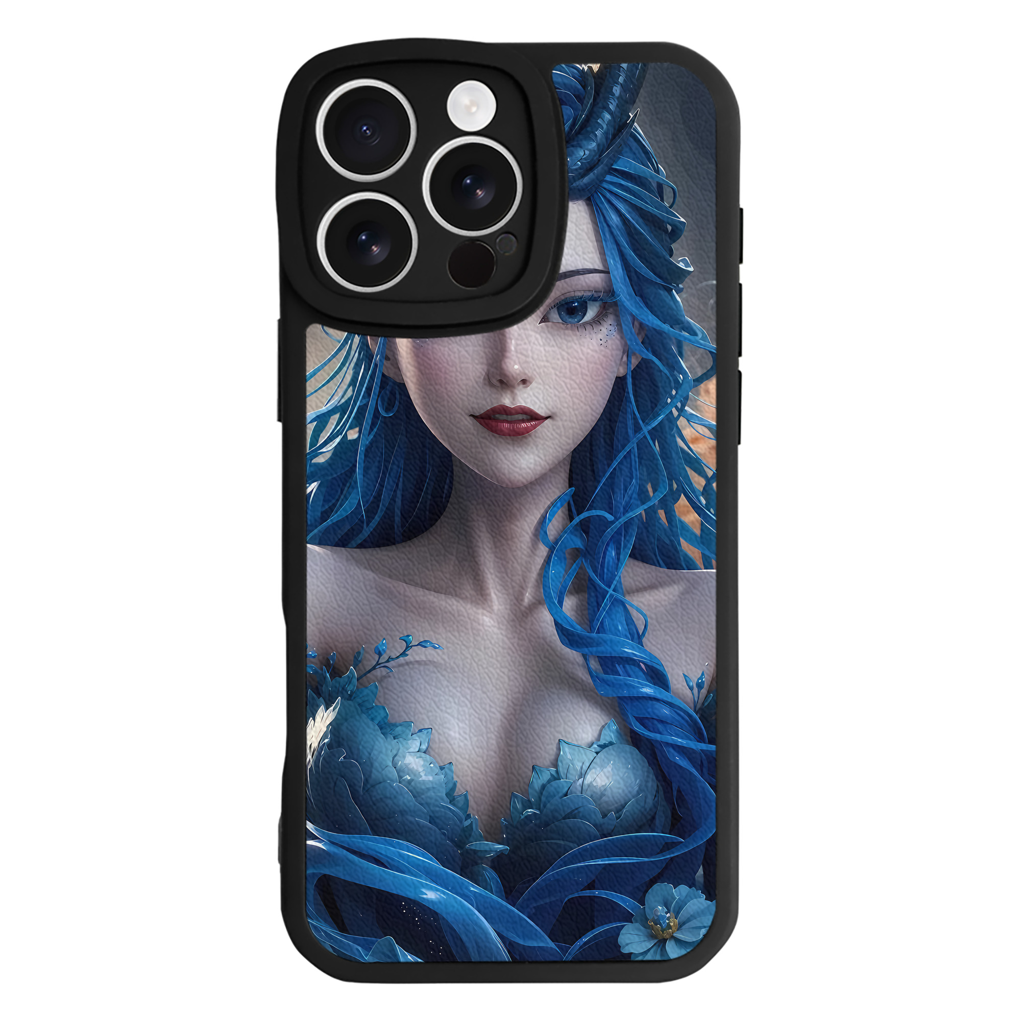 （画像用） Ne Zha 2 ナタ 魔童の大暴れ 【iPhone 16シリーズ対応】シリコンスマホケース（レザー調） 材質：シリコン